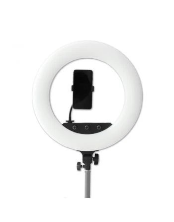 Caruba RGB Round Vlogger 18 inch LED set met tas White