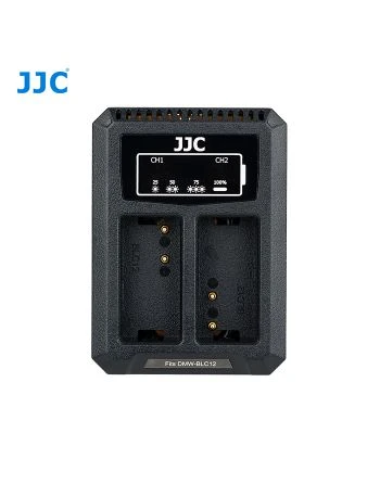 JJC Panasonic DCH BLC12 USB Dual Battery Charger (DMW BLC12