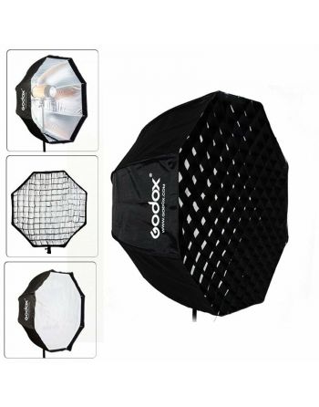 Godox Softbox met paraplu aansluiting 120cm+ grid