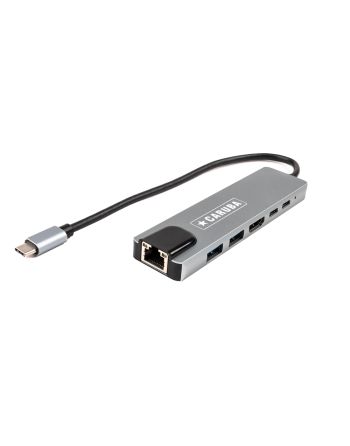 Caruba 6 in 1 USB C Hub met Ethernet