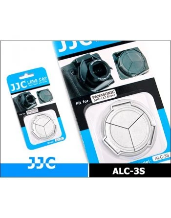 JJC ALC 3S Automatic Lens Cap voor Panasonic DMC LX3 Zilver