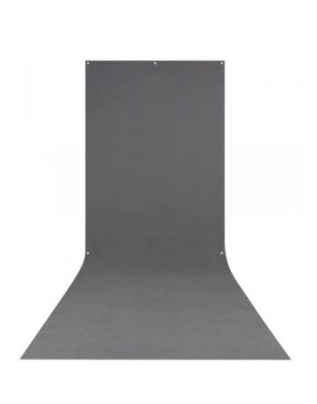 Westcott X Drop Wrinkle Resistant Backdrop Neutral Gray Sweep (5' x 12')