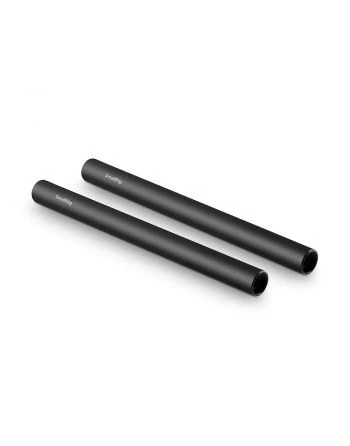 SmallRig 1051 2pcs 15mm Black Aluminum Alloy Rod(M12 20cm) 8inch